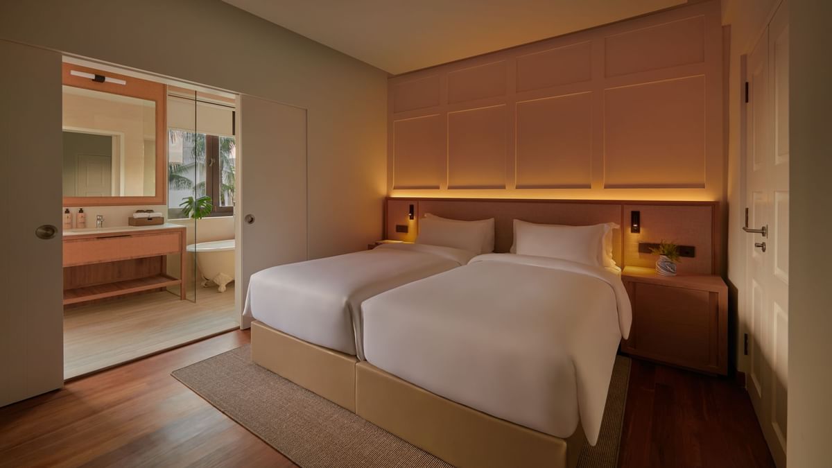 阳台套房双卧室